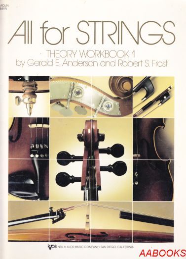 All for Strings Violin Theory Workbook 1