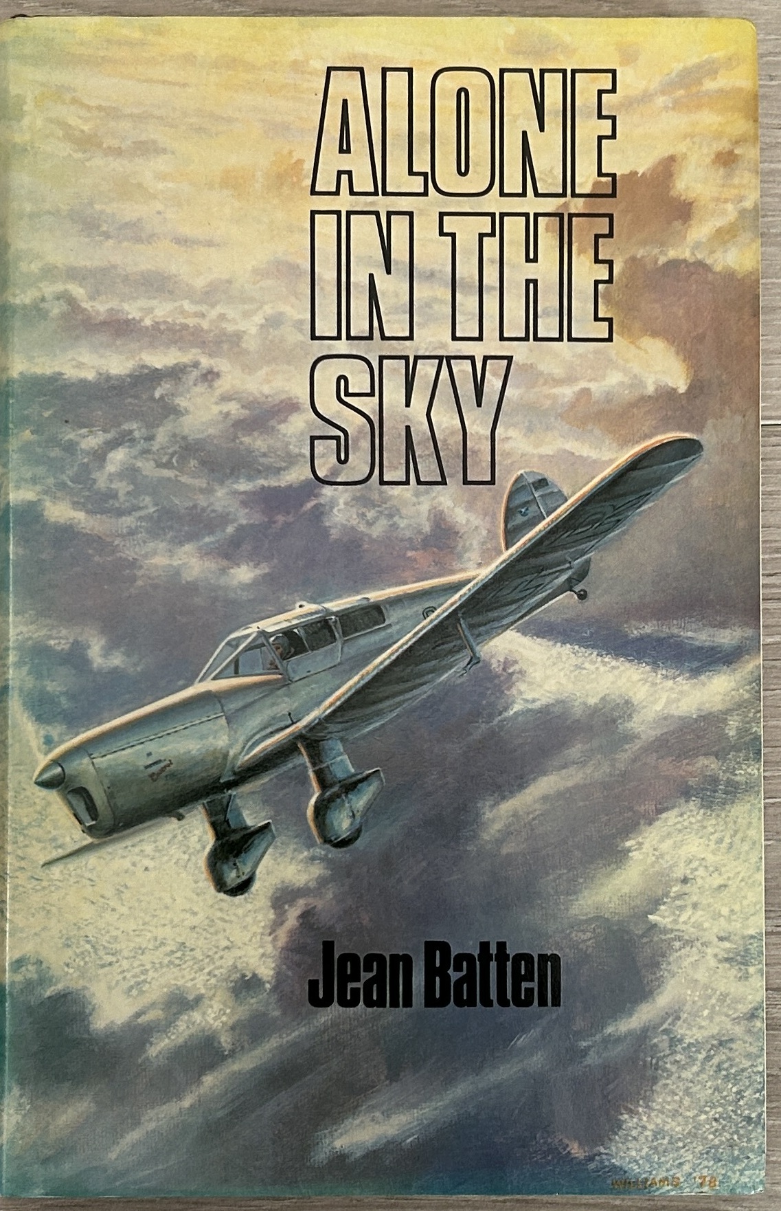 Alone in the Sky by Jean Batten Signed