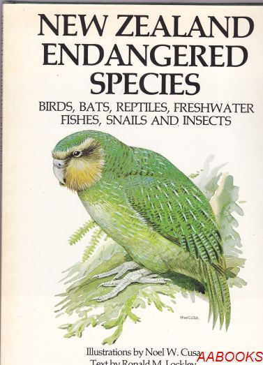 New Zealand Endangered Species Birds, Bats, Reptiles, Freshwater Fishes, Snails
