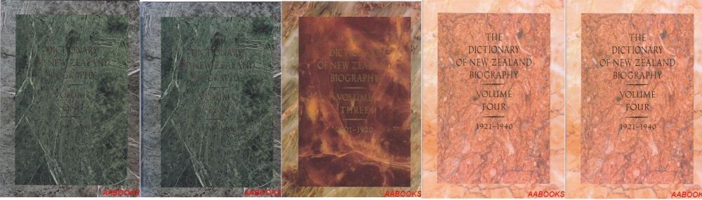 The Dictionary of New Zealand Biography Vol 1-5