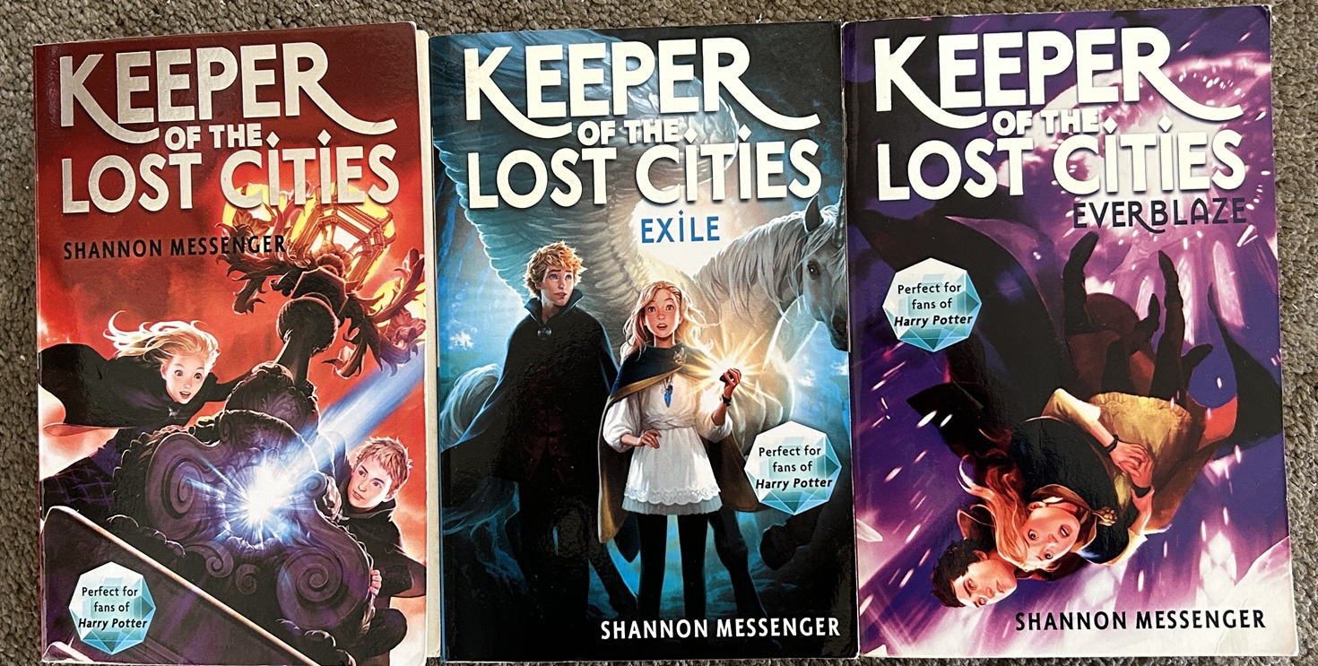 Shannon Messenger: Keeper of the Lost Cities x 3