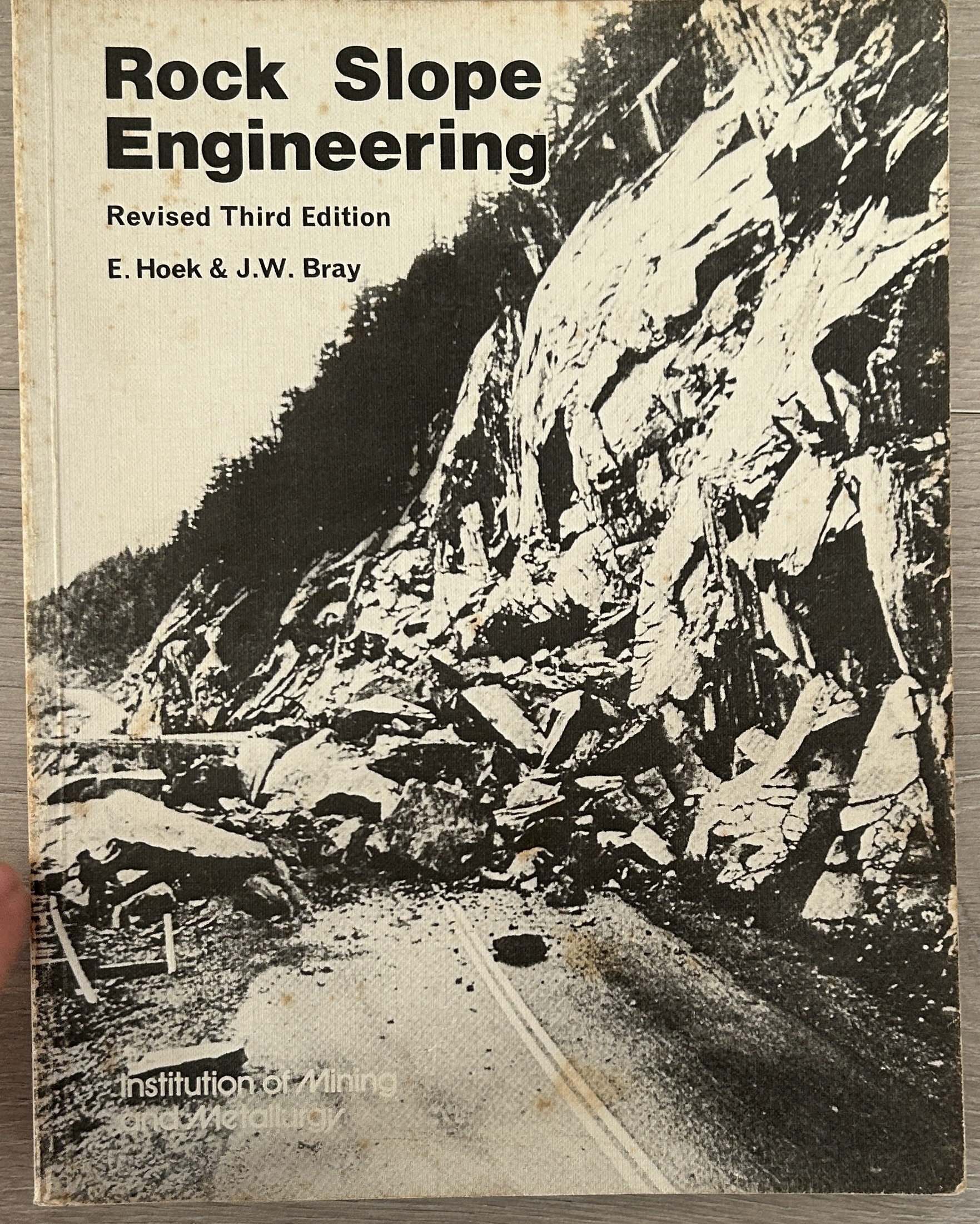 Rock Slope Engineering 3rd Edition