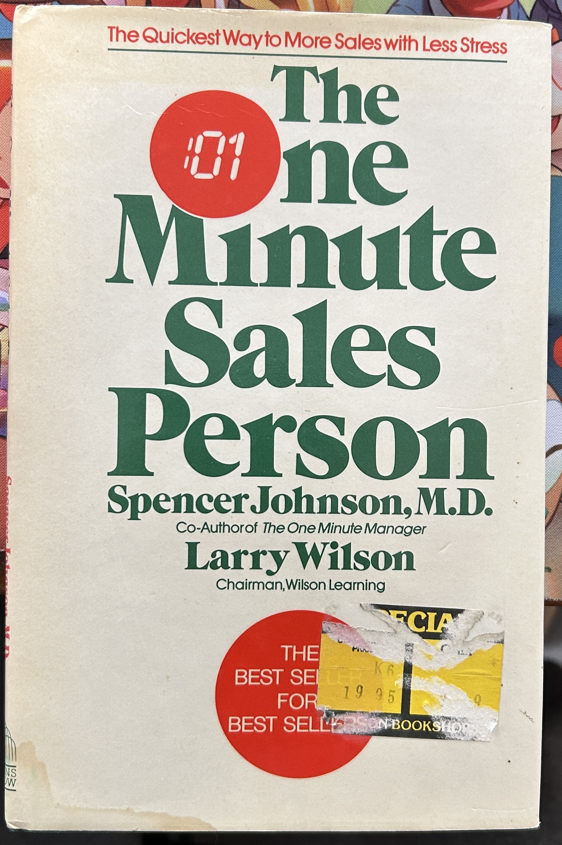 The One Minute Sales Person by Spencer Johnson