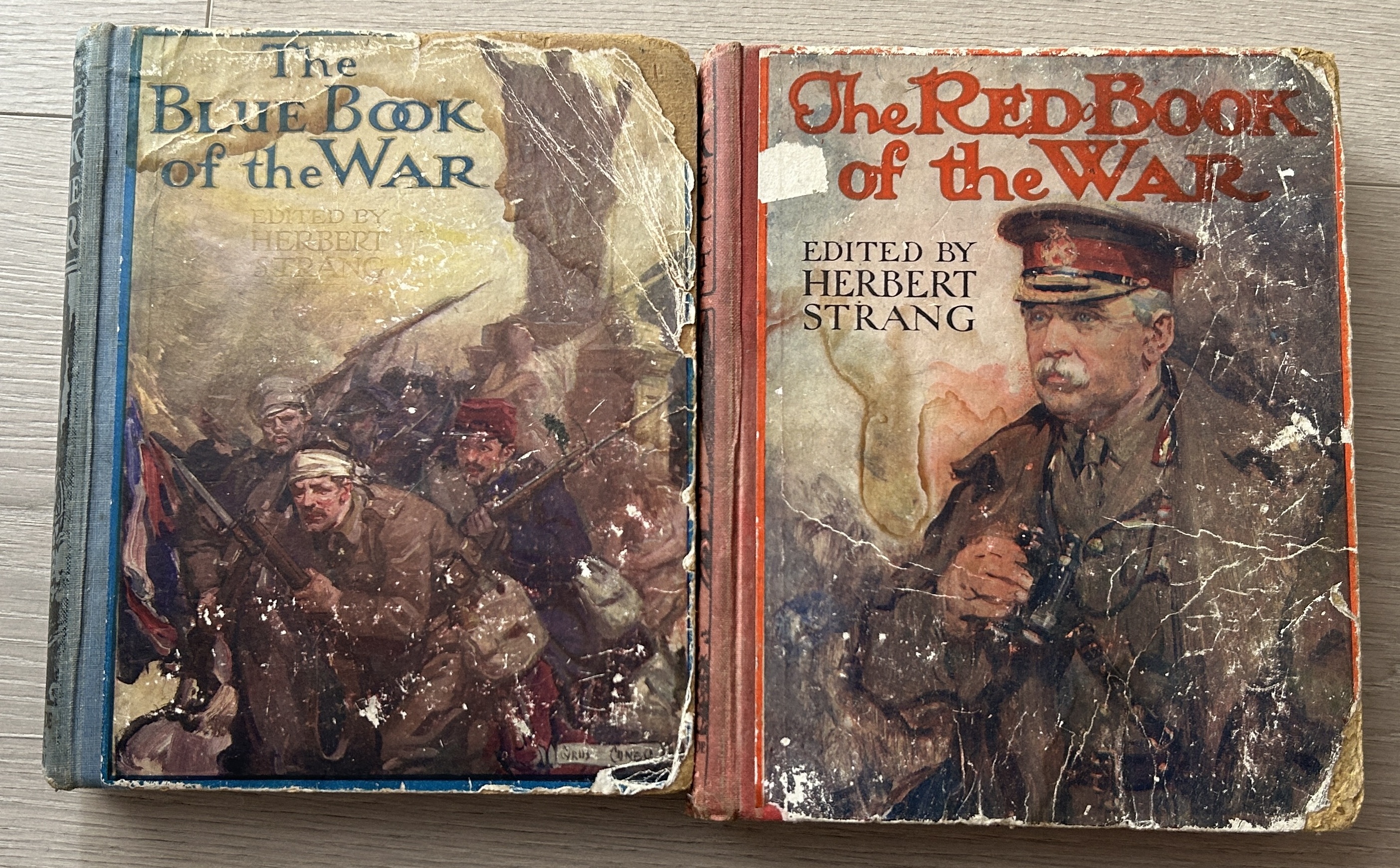 The Red Book of the War and The Blue Book of the War Edited by Herbert Strang
