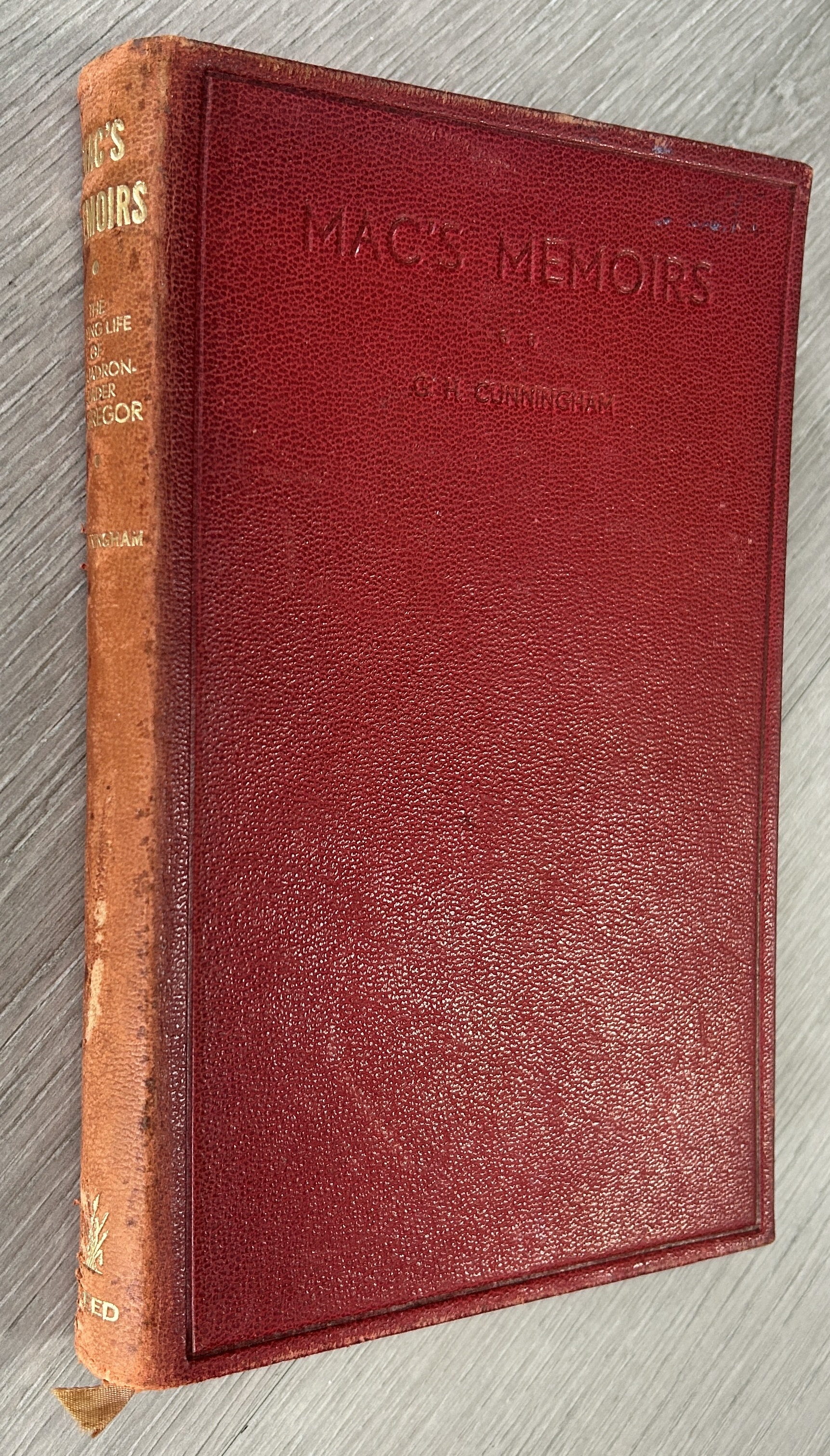 Mac's Memoirs: The Flying Life of Squadron-Leader McGregor Signed