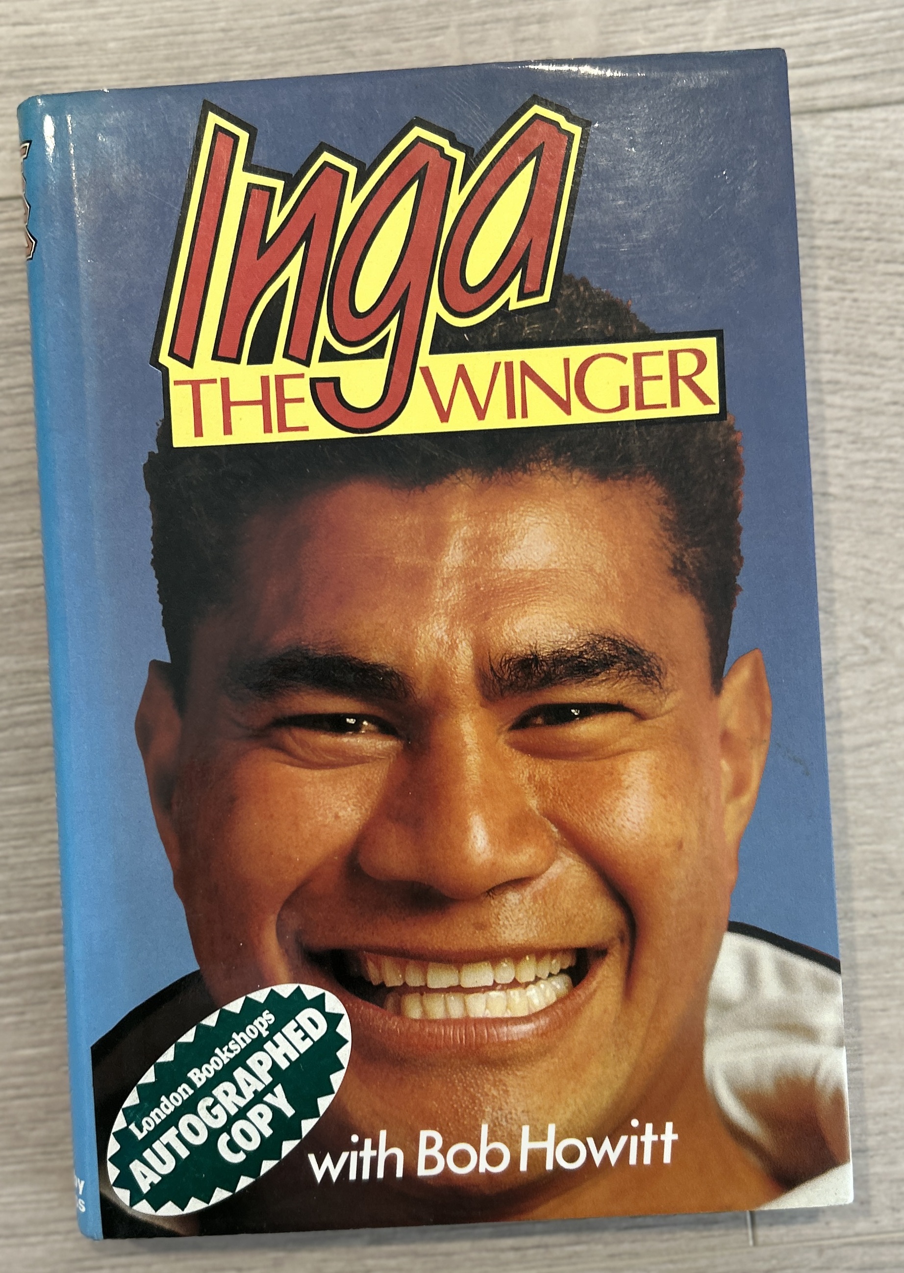 Inga The Winger By Bob Howitt Autographed Copy Signed