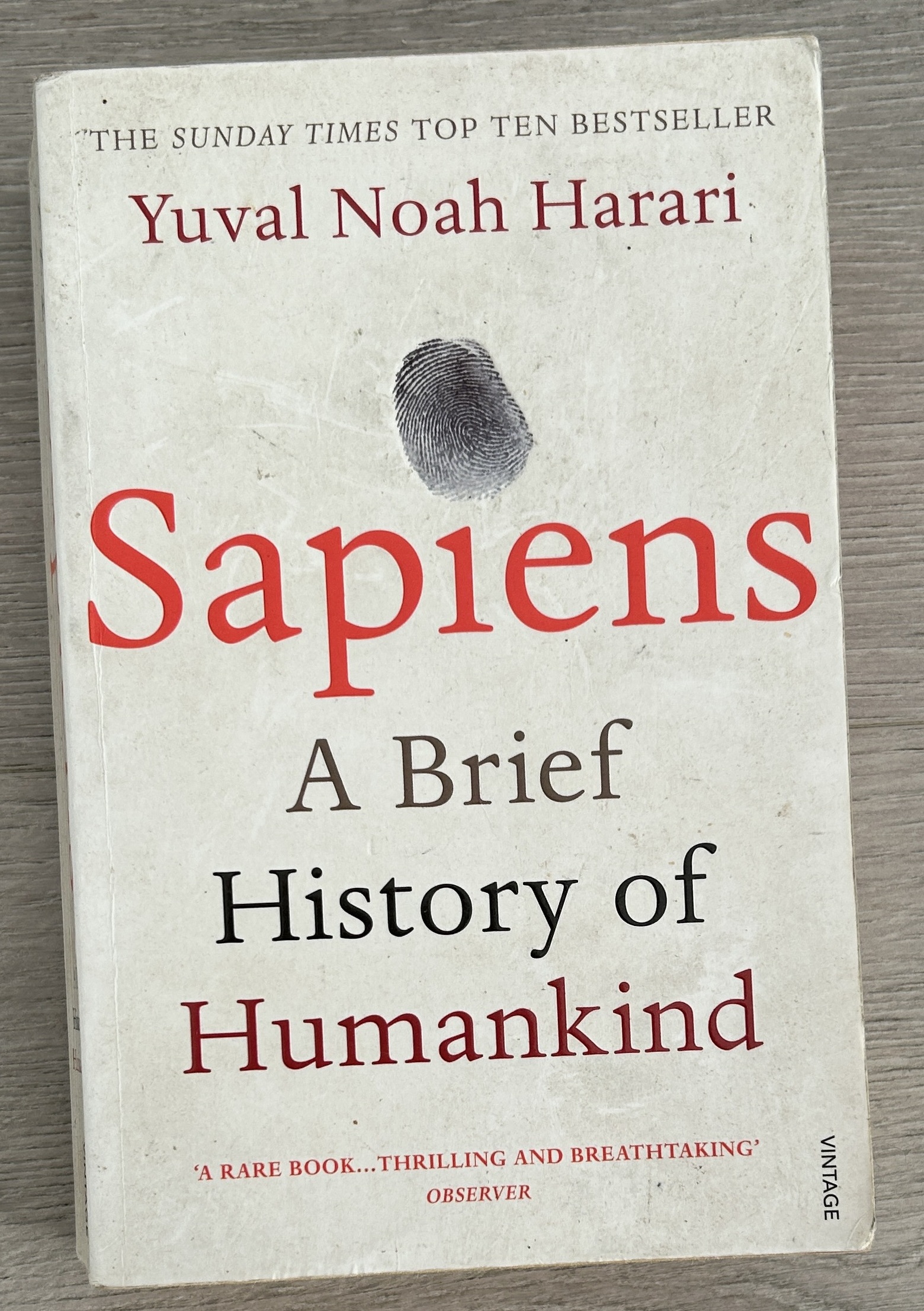 Sapiens A Brief History of Humankind by Yuval Noah Harari