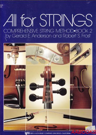 All for Strings Comprehensive String Method Violin Book 2