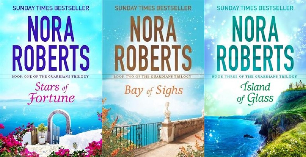 Nora Roberts Guardians Trilogy Stars of Fortune, Bay of Sighs, Island of Glass