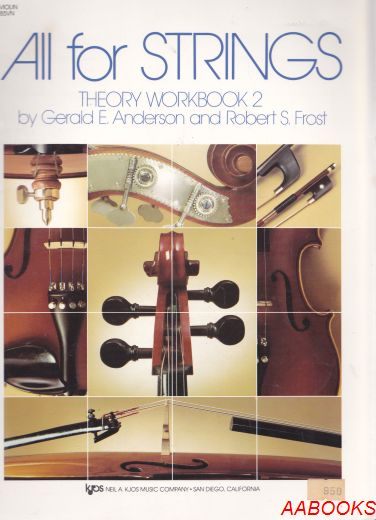 All for Strings Violin Theory Workbook 2