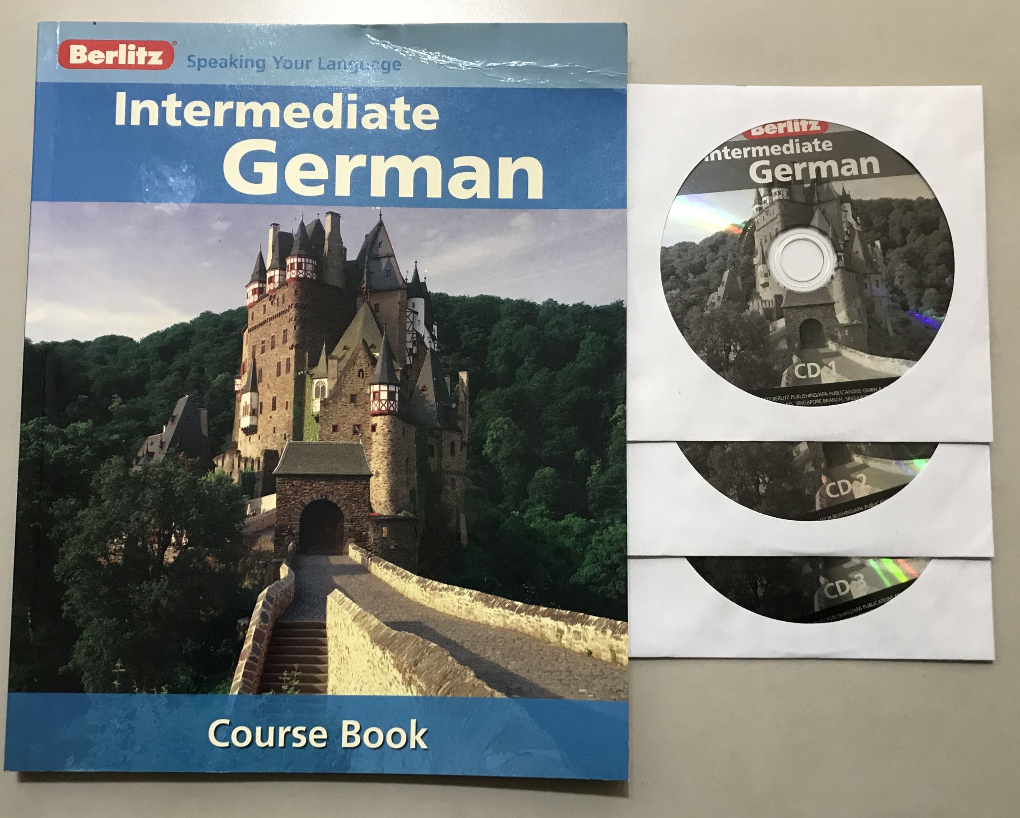 Berlitz Language Intermediate German Course Book and Three CDs