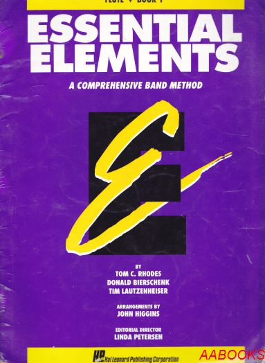 Essential Elements Flute Book 1 Comprehensive Band