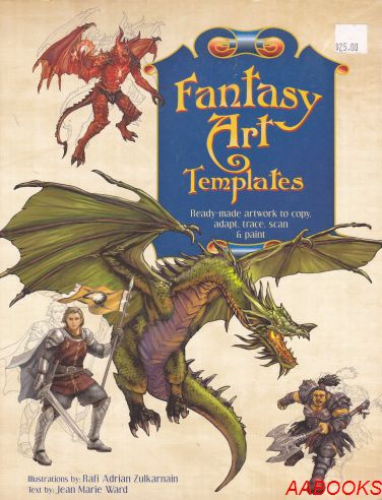 Fantasy Art Templates Ready-made Artwork to Copy, Adapt, Trace, Scan and Paint