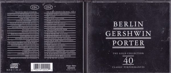 Berlin Gershwin Porter The Gold Collection