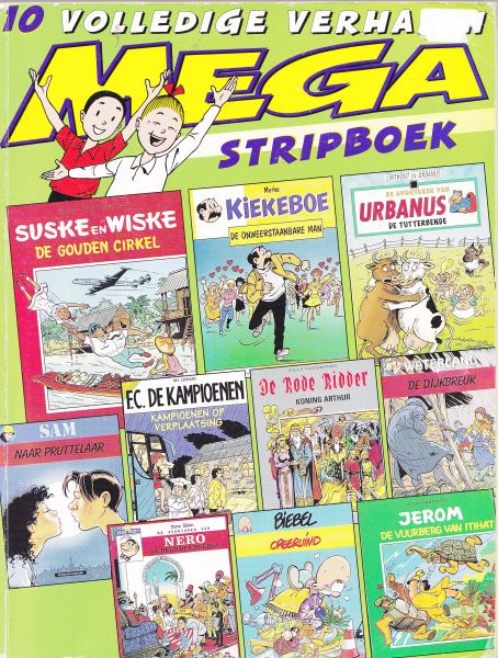 Mega Stripbook 10 Volledige Stripverhalen