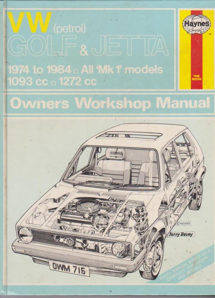 Volkswagen (Petrol) Golf and Jetta 1974-84 Owner's Workshop Manual