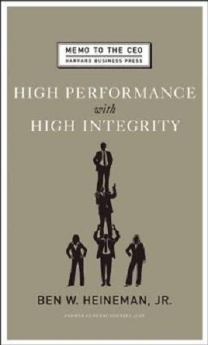 High Performance with High Integrity Memo to the CEO