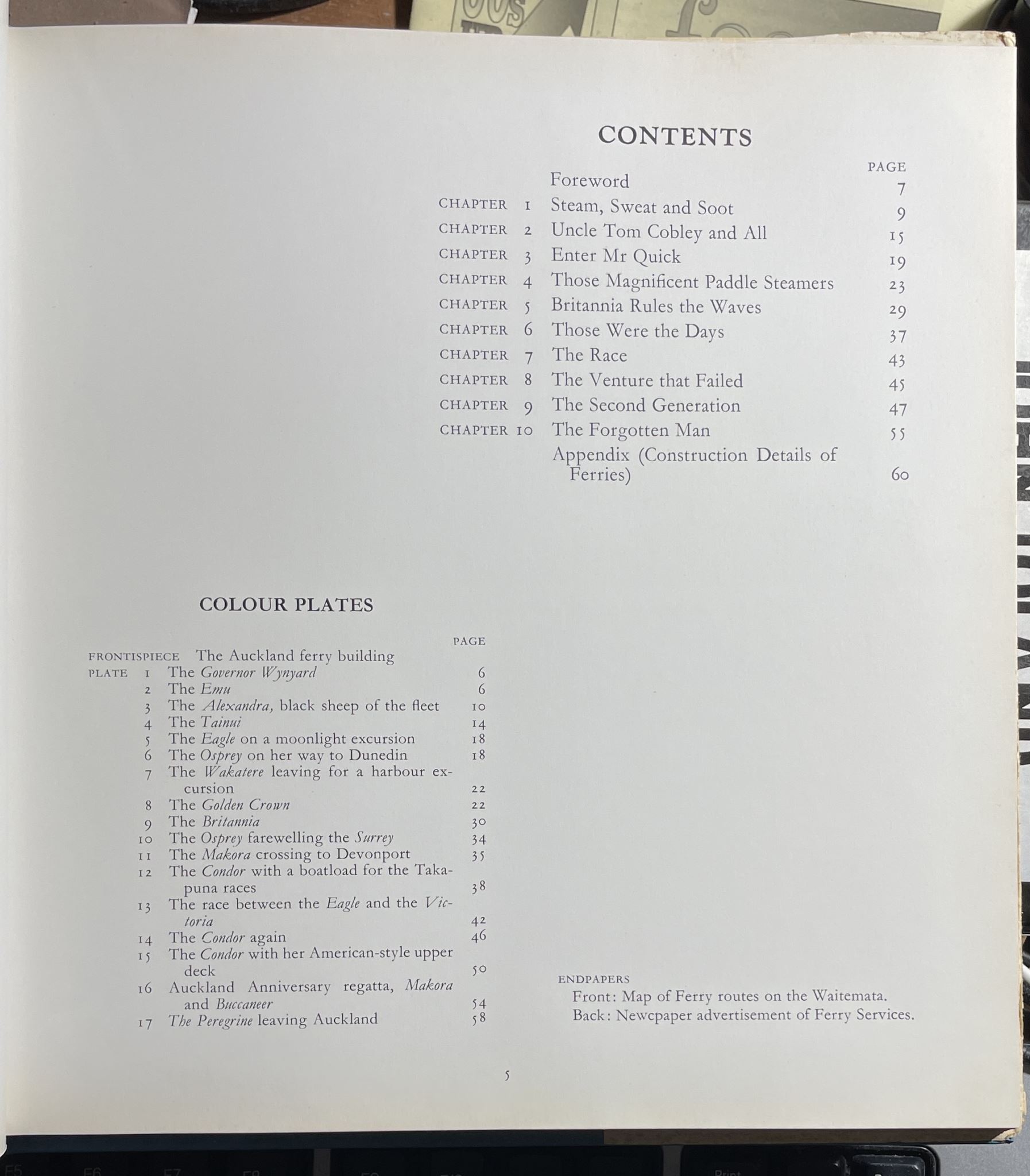 Steam on the Waitemata by W.W. Stewart