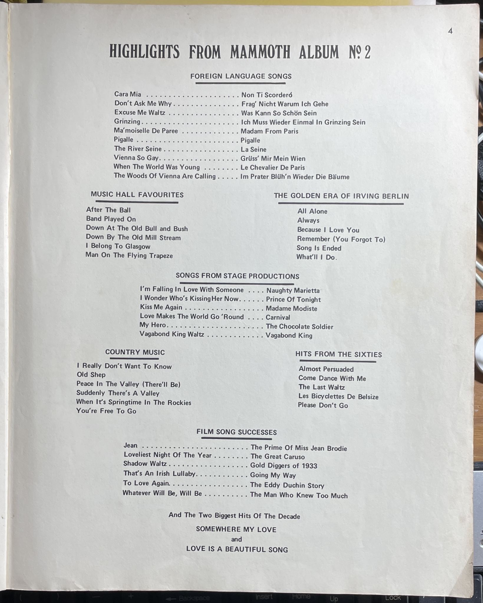 Albert's Mammoth Folio No 2 Treasury of Waltzes