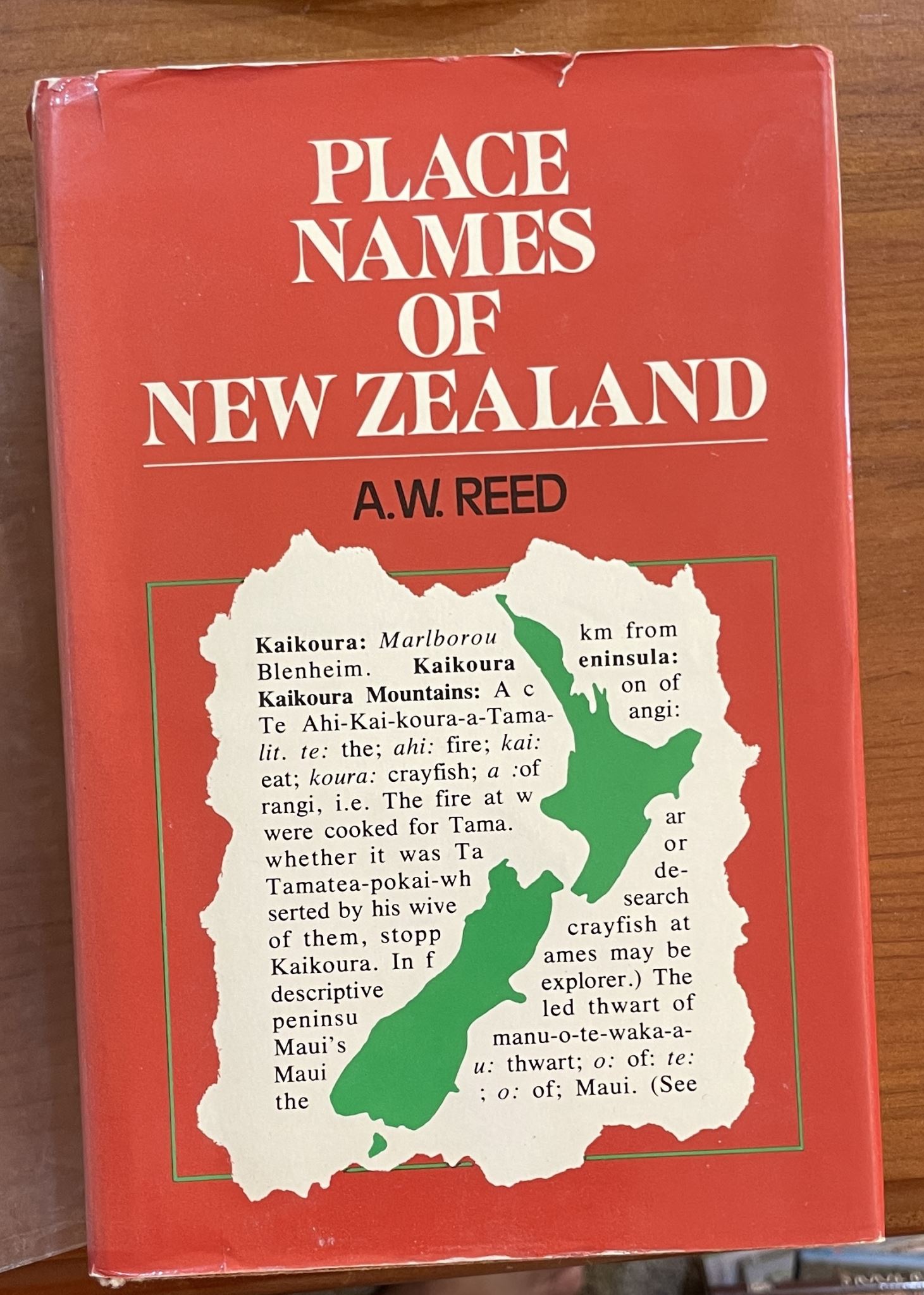 Place Names of New Zealand by A.W. Reed (HB)