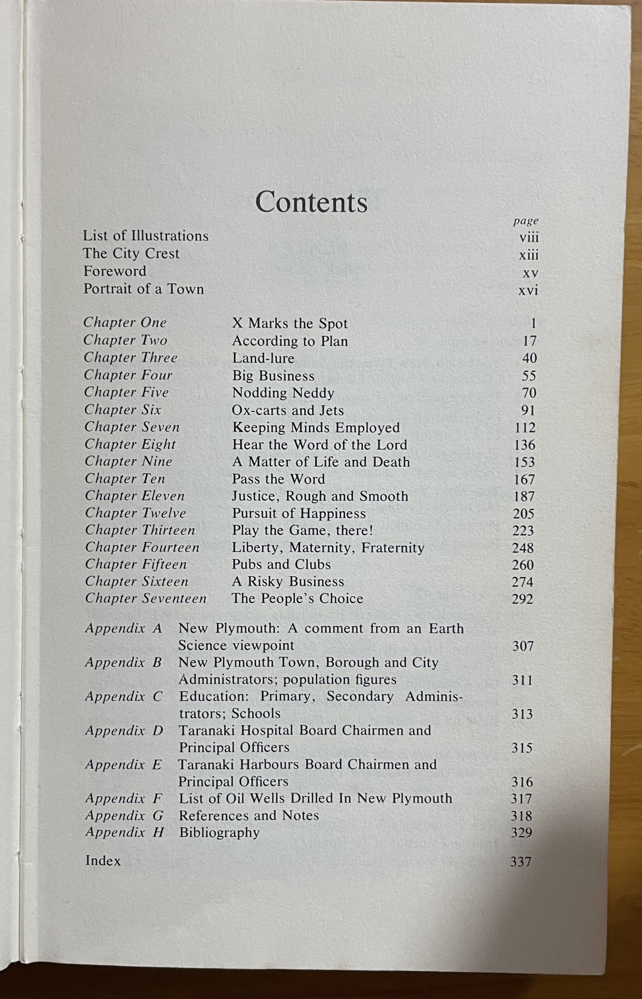 The Industrious Heart A History of New Plymouth by JS Tullett