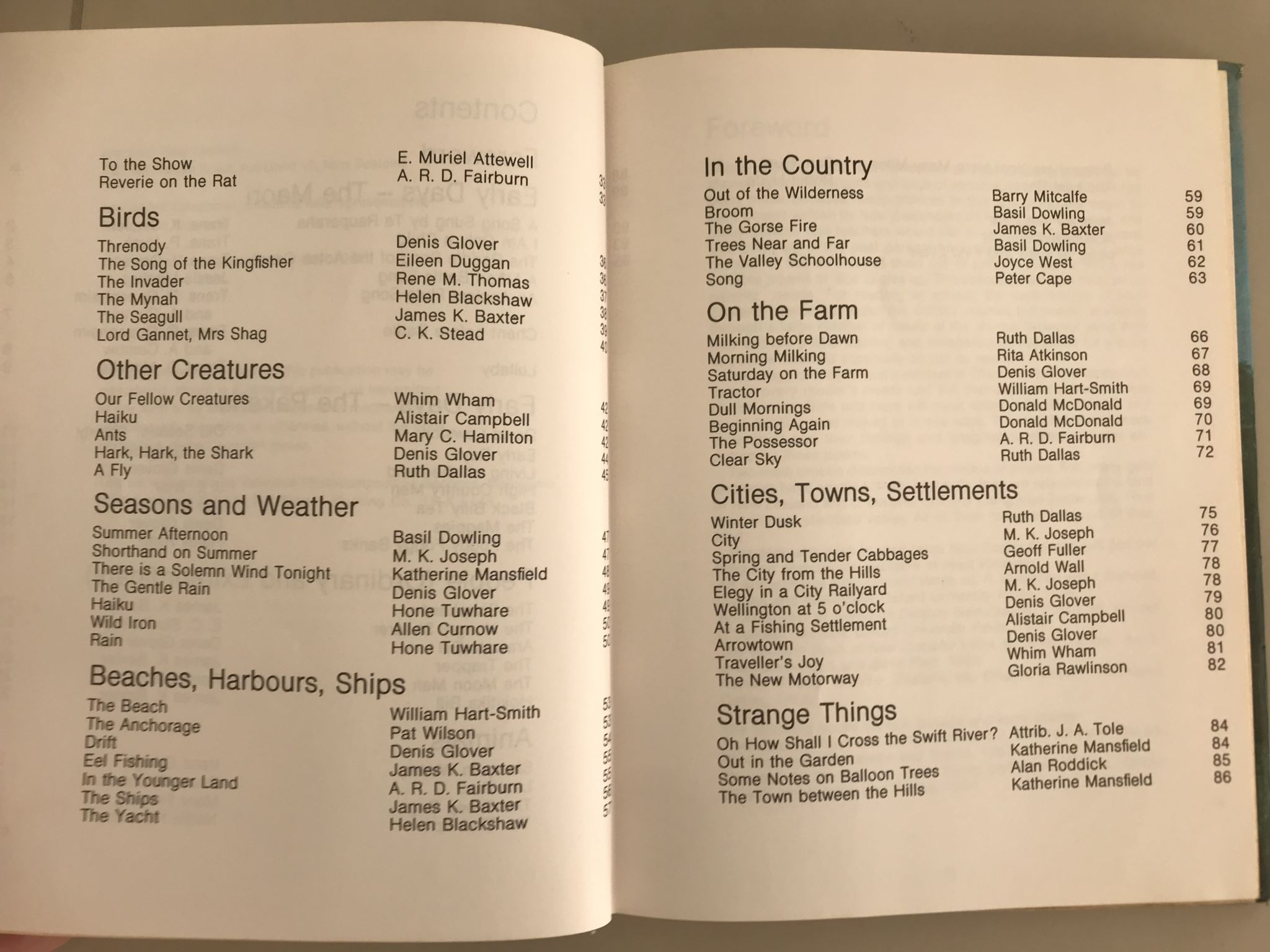 These Islands A Collection of New Zealand Verse For Young People