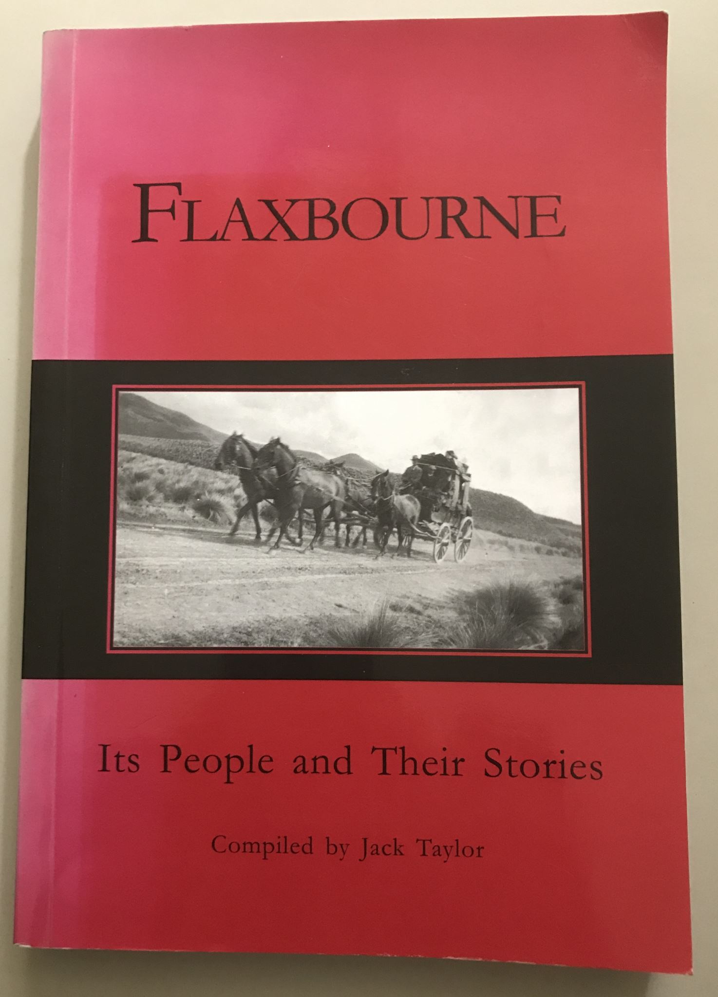 Flaxbourne Its People and Their Stories by Jack Taylor Signed