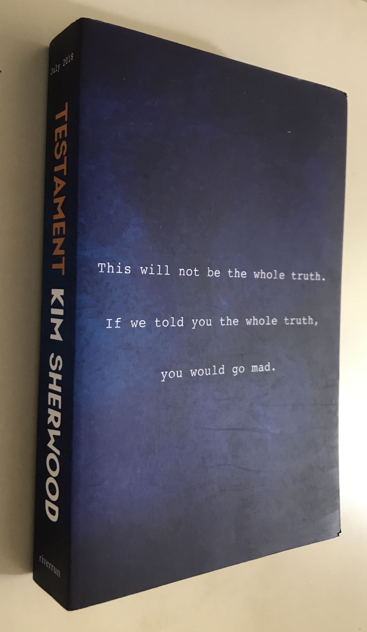 Testament by Kim Sherwood (Proof)