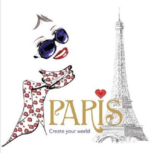Paris: Create Your World Clouring Book
