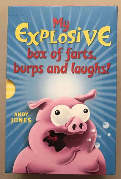 My Explosive Box of Farts, Burps and Laughs! By Andy Jones (3 books)
