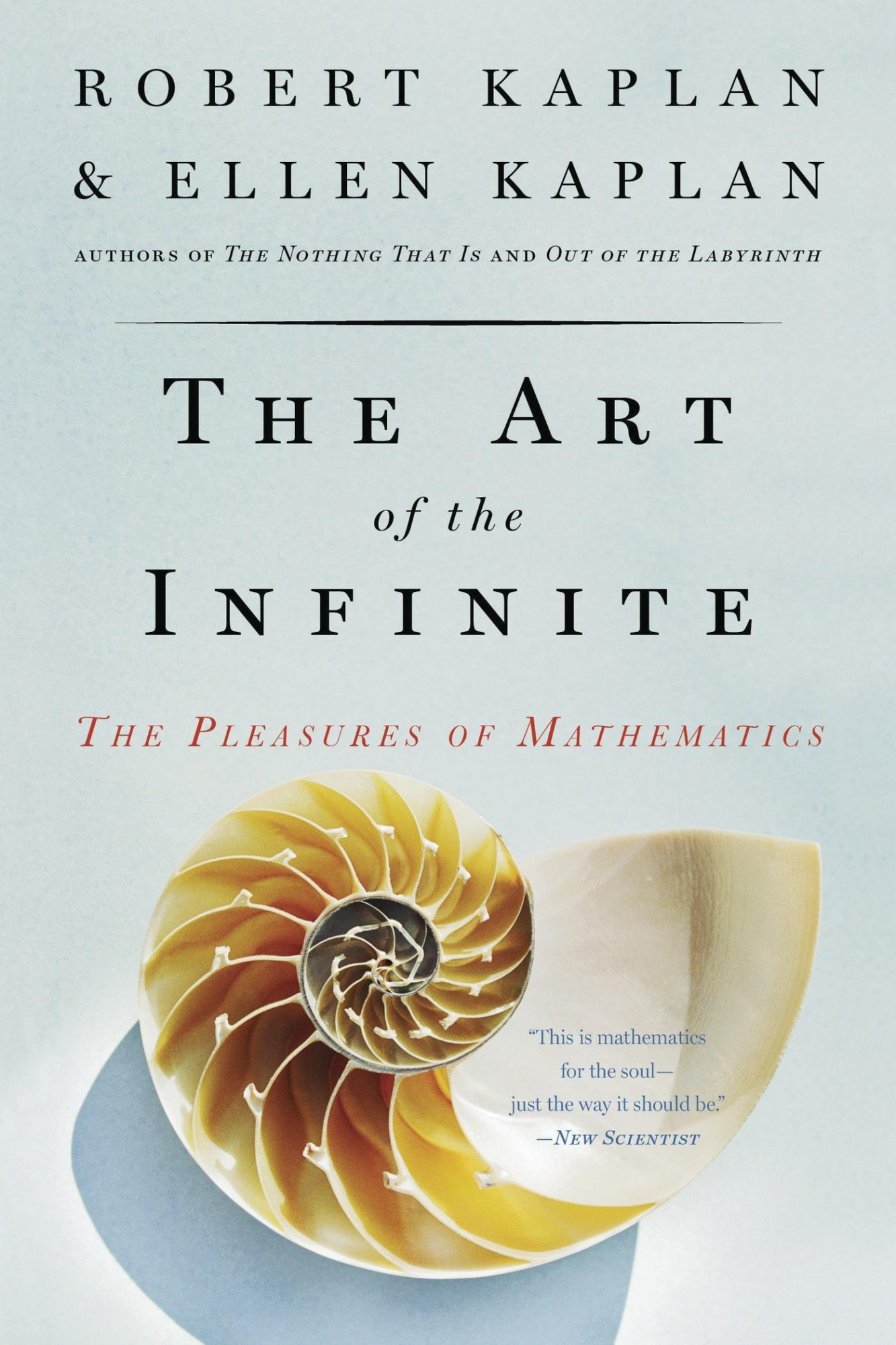 The Art of the Infinite The Pleasures of Mathematics by Robert & Ellen Kaplan