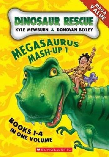 Dinosaur Rescue Megasaurus Mash-Up 1 Books 1-4