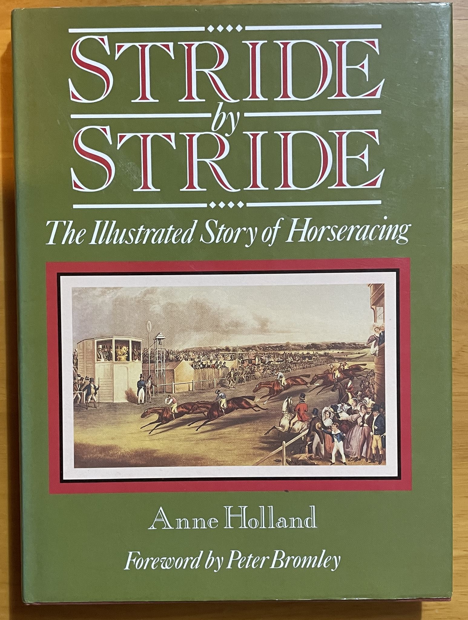 Stride by Stride: The Illustrated Story of Horseracing By Anne Holland