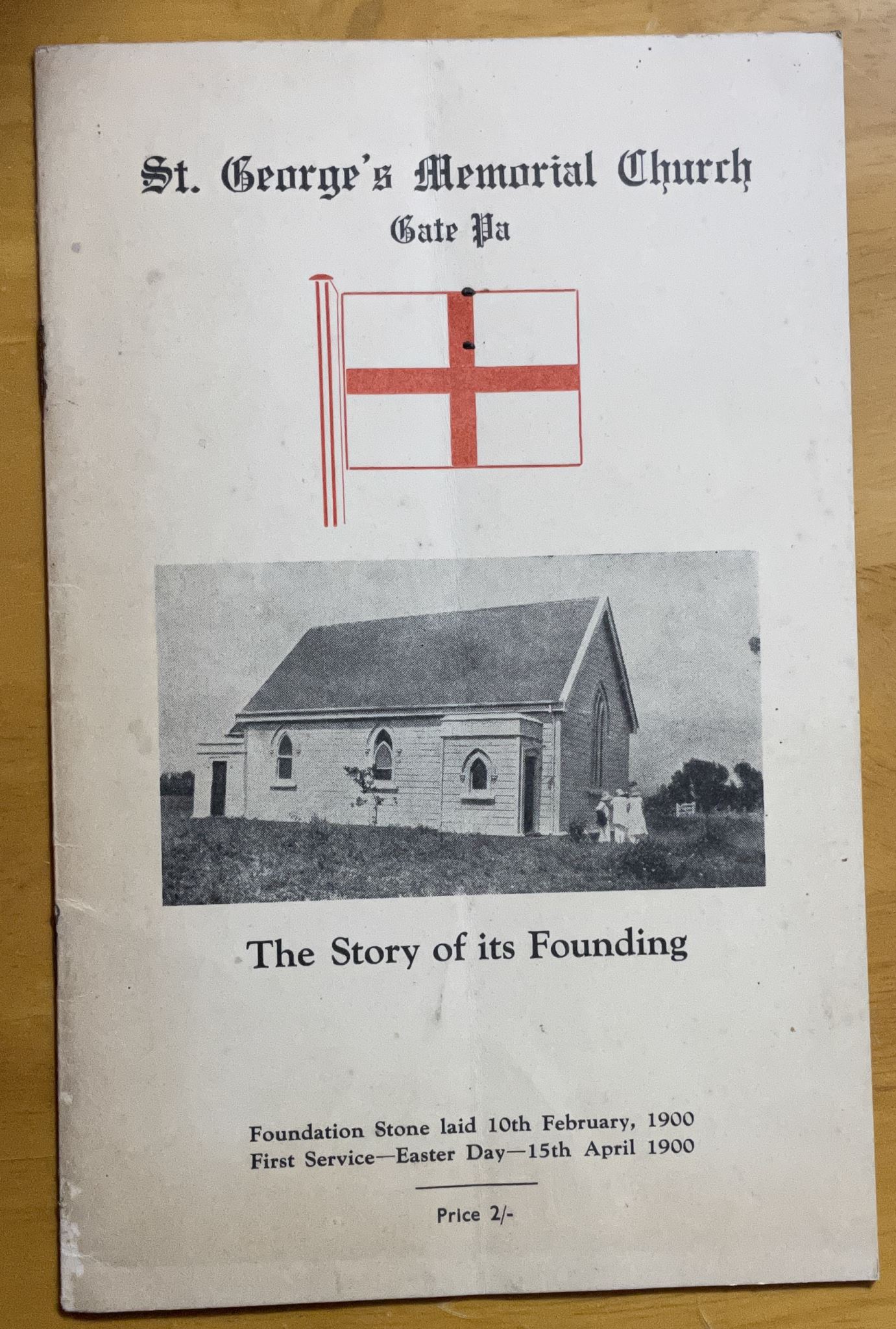 St George's Memorial Church Gate Pa The Story of its Founding