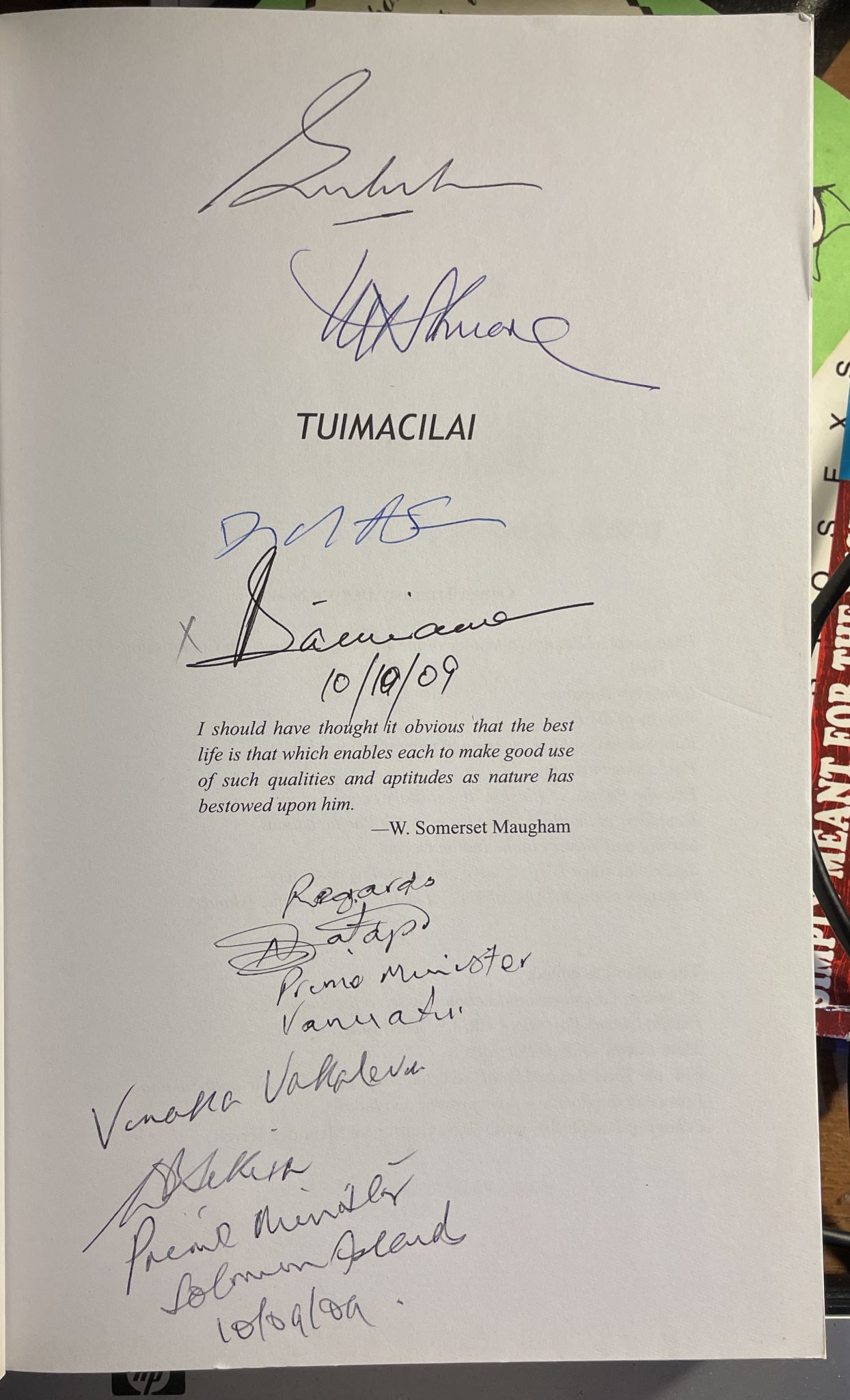 Tuimacilai A Life of Ratu Sir Kamisese Mara Book by Deryck Scarr
