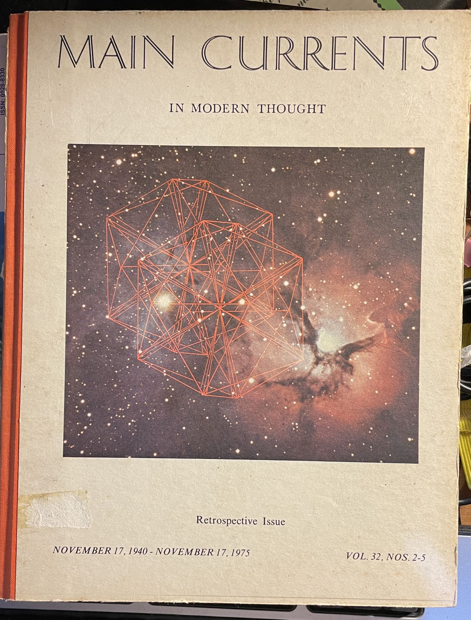 Main Currents in Modern Thought Retrospective Issue Vol 32
