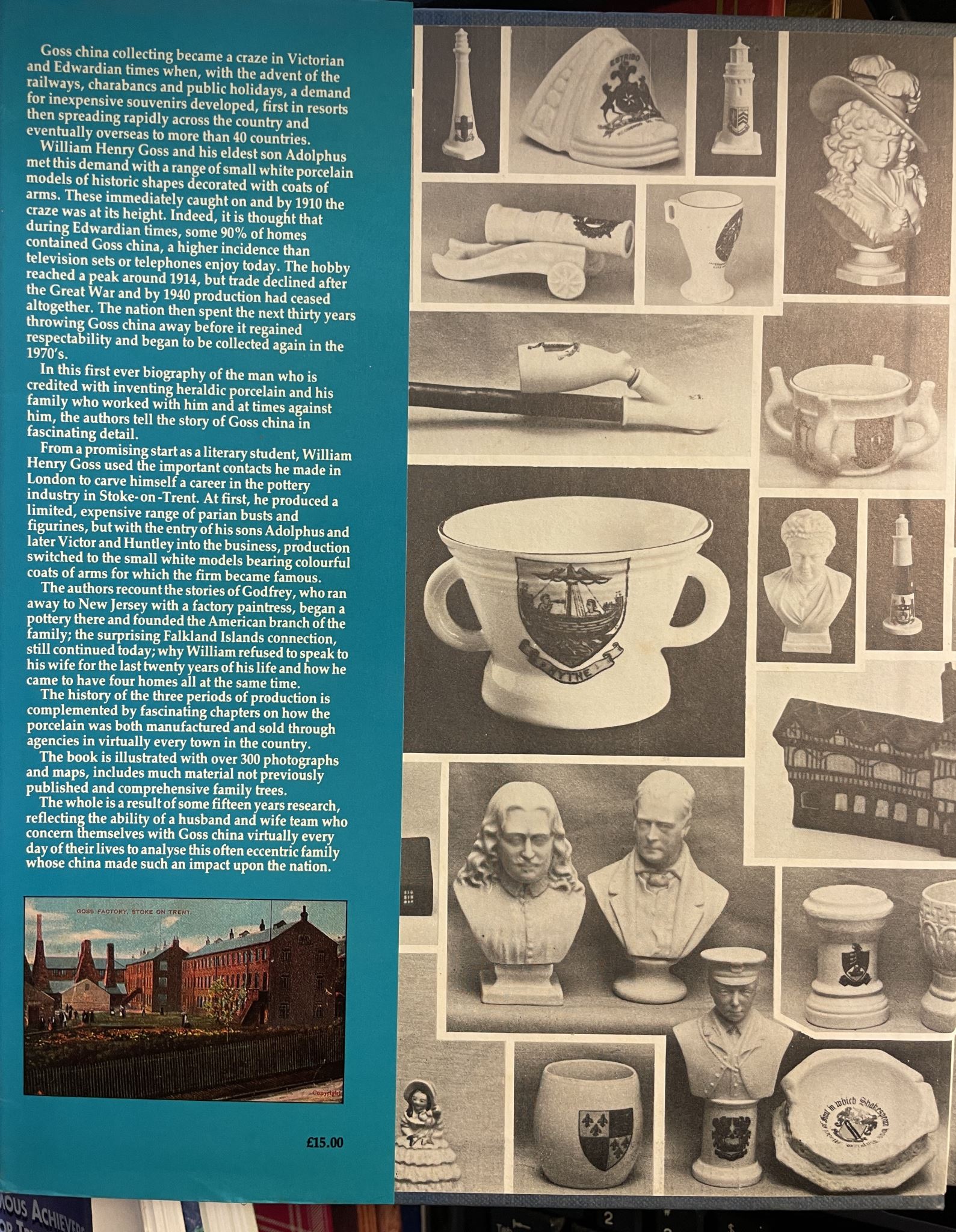 William Henry Goss Staffordshire family of potters invented Heraldic Porcelain