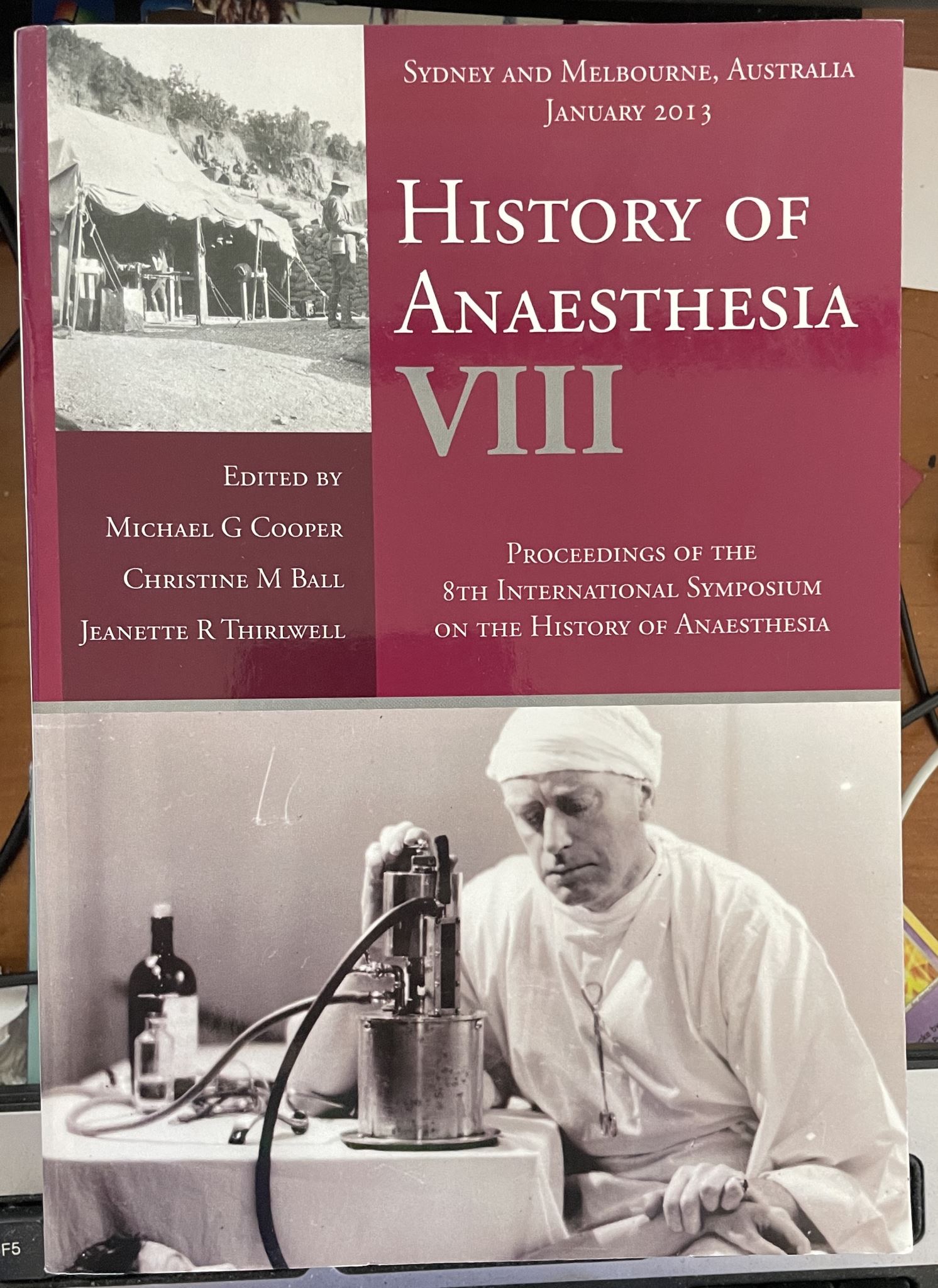 History of Anaesthesia VIII. Proceedings of the 8th International Symposium