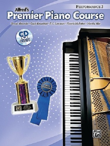 Alfred's Premier Piano Course Performance 3 Book & CD