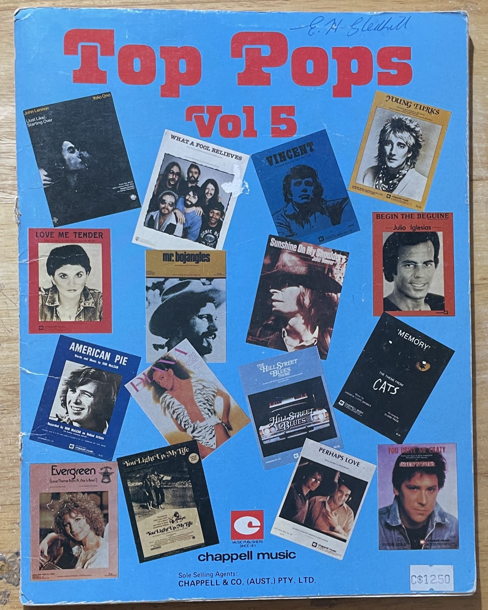 Top Pops Vol 5 Chappell Music