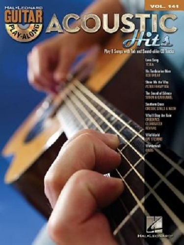 Hal Leonard Guitar Play-Along Volume 141 Acoustic Hits with CD