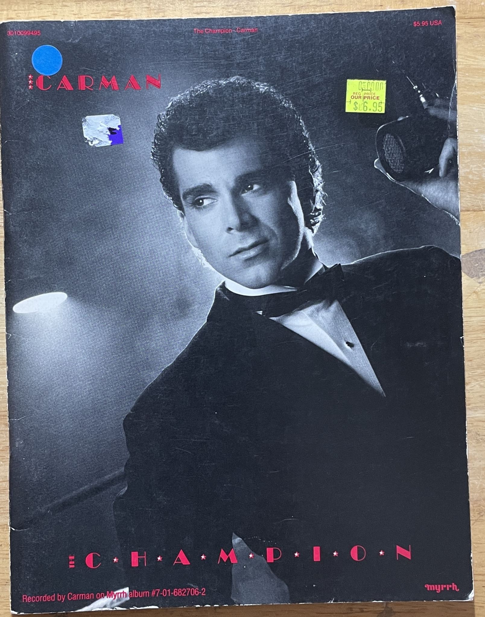 Carman The Champion Songbook, Sheet Music Book