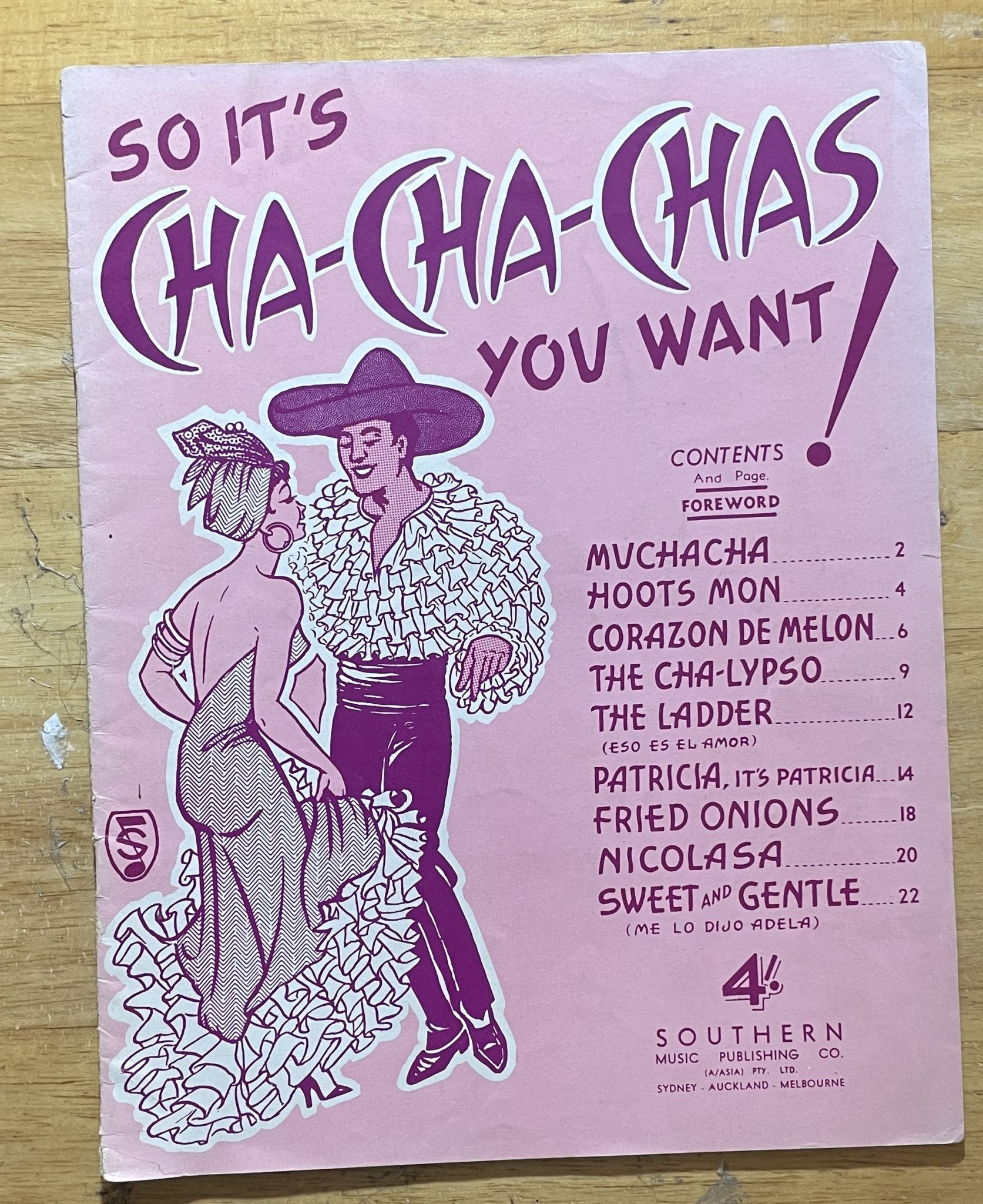 So It's Cha-Cha-Chas You Want!