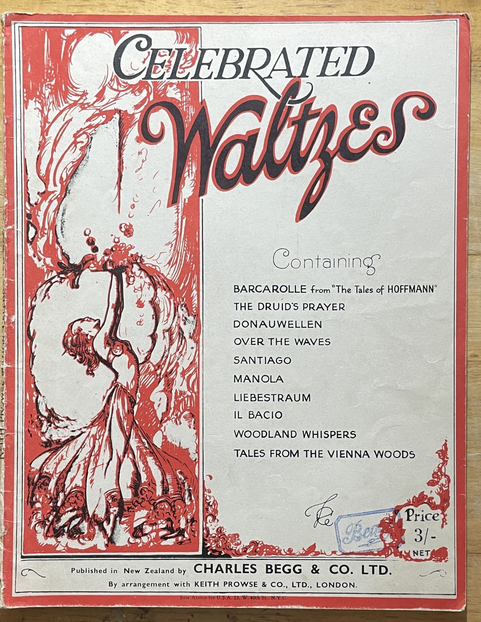 Celebrated Waltzes Edited and arranged by Ernest Haywood