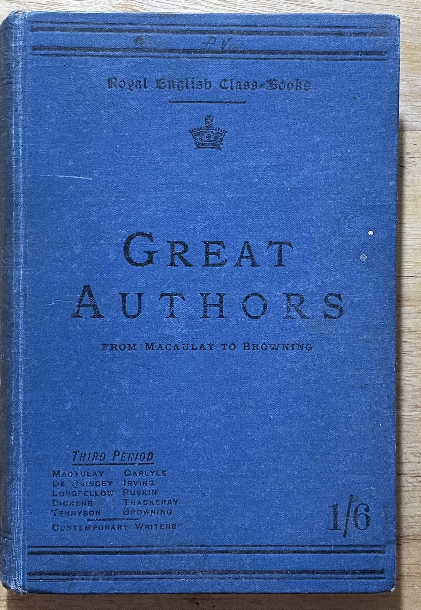 Great Authors from Macaulay to Browning Third Period (1911)