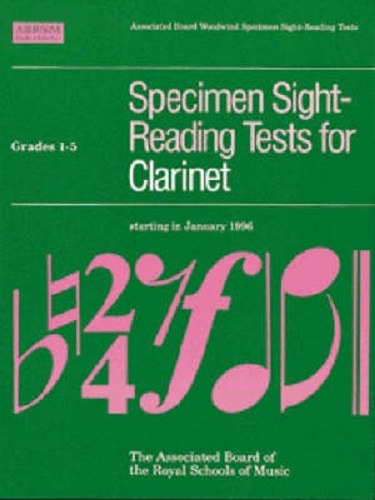 ABRSM Specimen Sight-Reading Tests for Clarinet, Grades 1-5