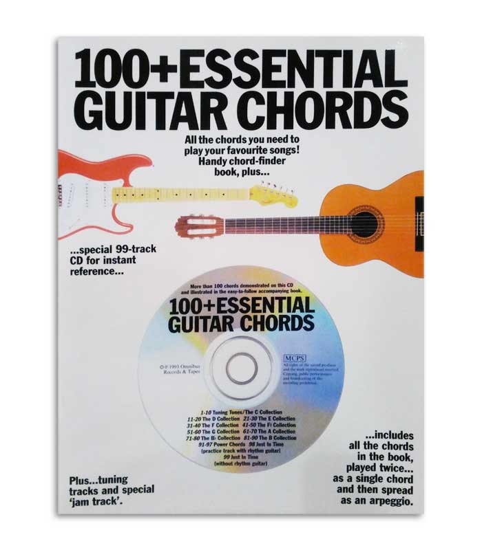 100+ Essential Guitar Chords with CD