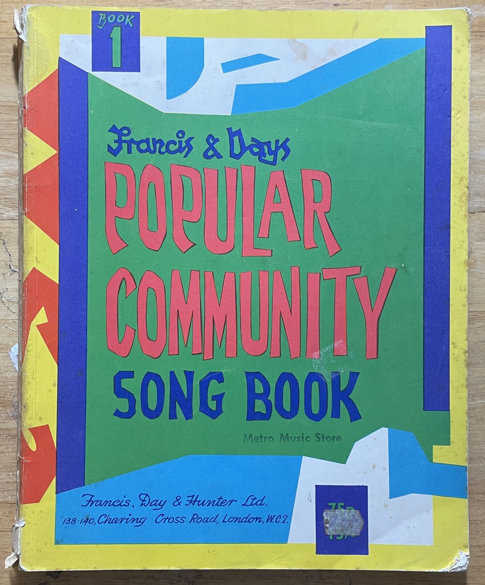 Francis & Days Popular Community Song Book 1