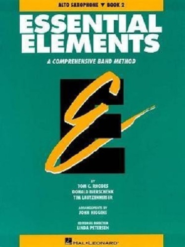 Essential Elements Book 2 Eb Alto Saxophone By Rhodes Biers