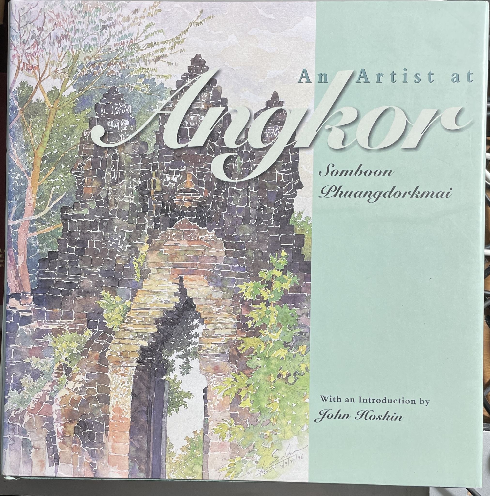 An Artist at Angkor by Somboon Phuangdorkmai